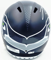 Leonard Williams Autographed Seattle Seahawks Blue Full Size Speed Replica Helmet Beckett BAS Witness Stock #262967