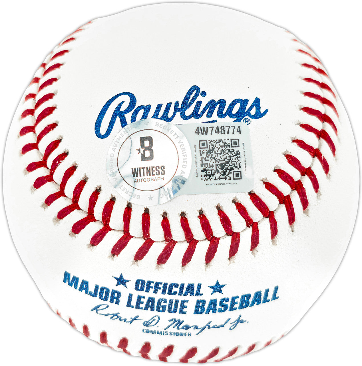 Ken Griffey Jr. Autographed Official MLB Baseball Seattle Mariners "87 #1 Pick" Beckett BAS Witness Stock #262968
