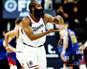James Harden Autographed 8x10 Photo Los Angeles Clippers Fanatics Holo Stock #262995