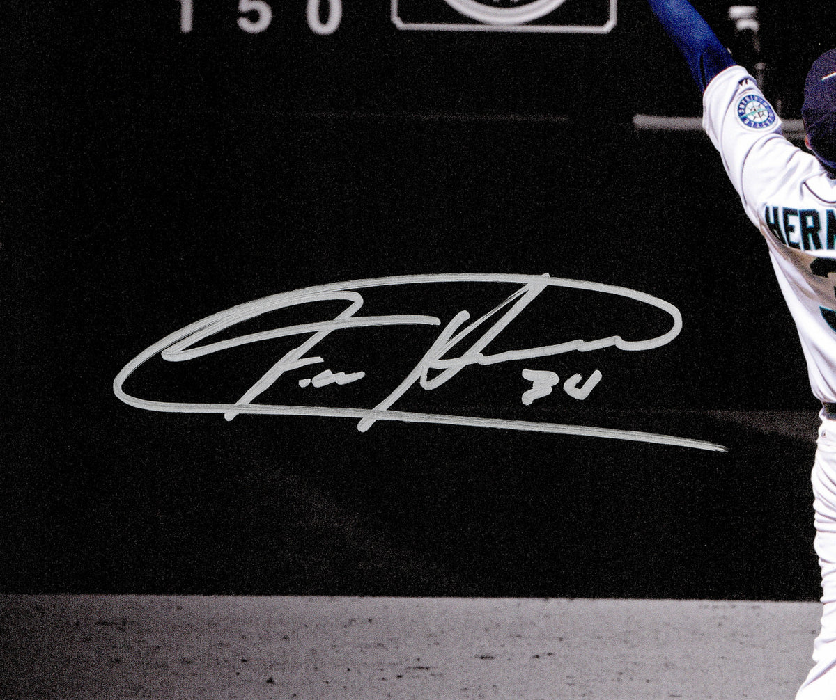 Felix Hernandez Autographed 16x20 Photo Seattle Mariners Beckett BAS Witness Stock #262499