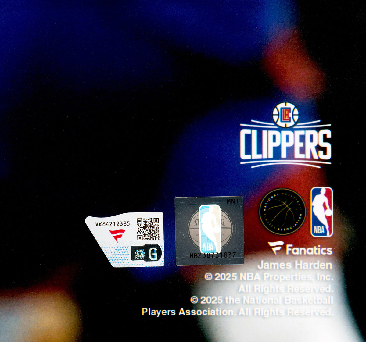 James Harden Autographed 16x20 Photo Los Angeles Clippers Fanatics Holo Stock #262993
