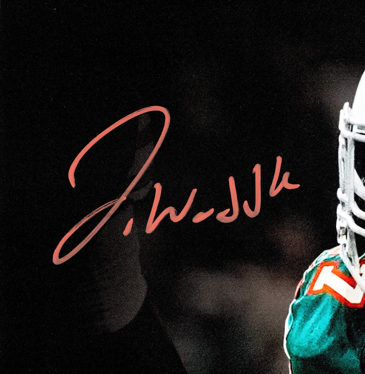 Jaylen Waddle Autographed 16x20 Photo Miami Dolphins Unleashed LE #/25 Fanatics Holo Stock #263009