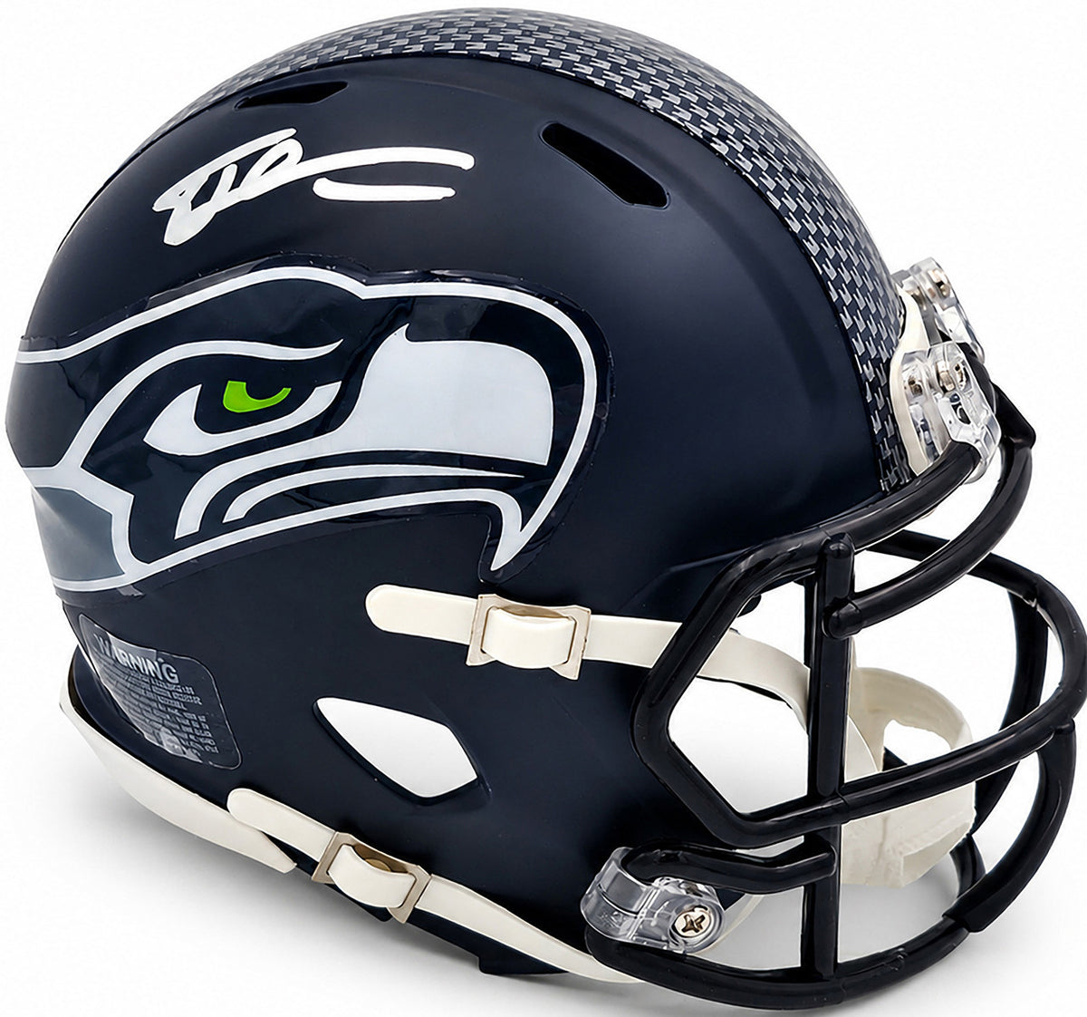Tory Horton Autographed Seattle Seahawks Blue Speed Mini Helmet MCS Holo Stock #263045