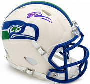 Tory Horton Autographed Seattle Seahawks Cream Retro Speed Mini Helmet MCS Holo Stock #263042