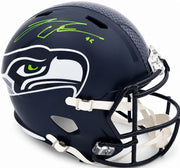 Leonard Williams Autographed Seattle Seahawks Blue Full Size Speed Replica Helmet Beckett BAS Witness Stock #262966