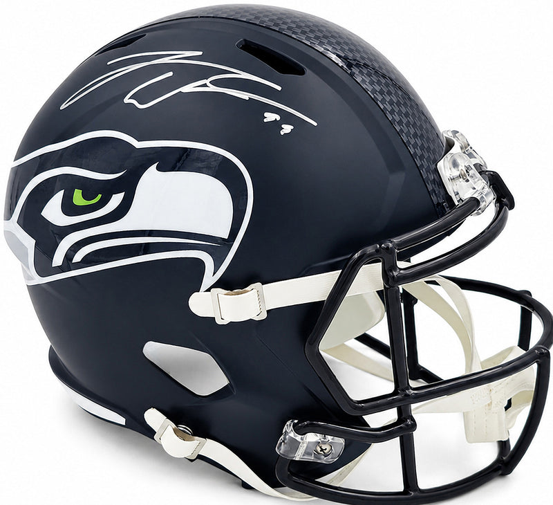 Leonard Williams Autographed Seattle Seahawks Blue Full Size Speed Replica Helmet Beckett BAS Witness Stock #262967