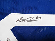 Seattle Seahawks Abraham Abe Lucas Autographed Blue Throwback Jersey MCS Holo Stock #263326