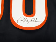 Christmas Vacation Chevy Chase Autographed Blue Jersey Beckett BAS QR Stock #263343
