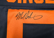 Chicago Bears Mike Singletary Autographed Blue Jersey Beckett BAS Witness Stock #263333