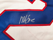 1980 Team USA Mike Eruzione Autographed White Jersey JSA Witness Stock #262978
