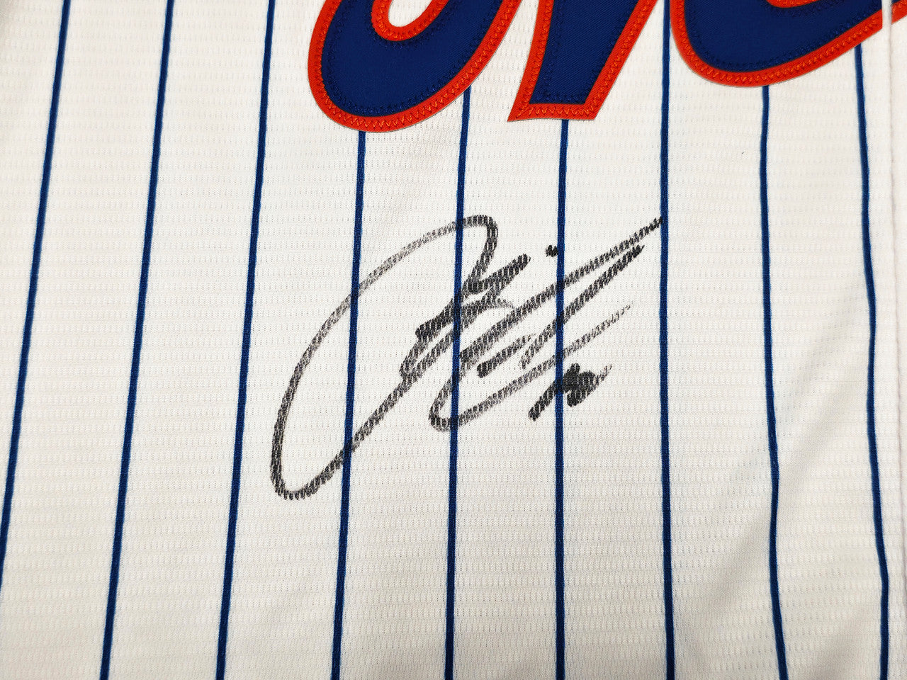 New York Mets Juan Soto, Francisco Lindor & Pete Alonso Autographed White Nike Jersey Size L Fanatics & MLB Holo Stock #263022