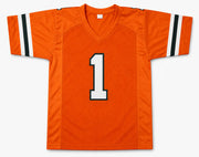 Miami Hurricanes Malachi Toney Autographed Orange Jersey JSA Witness Stock #262505