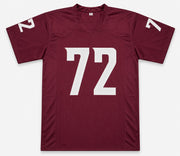 Washington State Cougars Abraham Abe Lucas Autographed Crimson Jersey MCS Holo Stock #263327