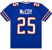 Buffalo Bills LeSean McCoy Autographed Blue Jersey Beckett BAS Witness Stock #263339