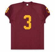 USC Trojans Jordan Addison Autographed Maroon Jersey Beckett BAS QR Stock #263335