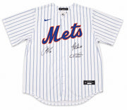 New York Mets Juan Soto, Francisco Lindor & Pete Alonso Autographed White Nike Jersey Size L Fanatics & MLB Holo Stock #263022