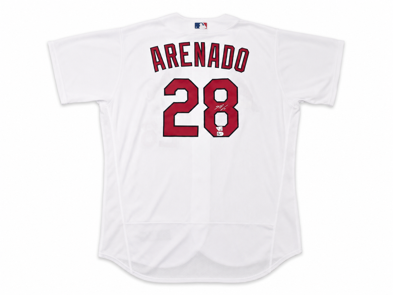 St. Louis Cardinals Nolan Arenado Autographed White Nike Authentic Collection Jersey Size 52 Fanatics & MLB Holo Stock #263026
