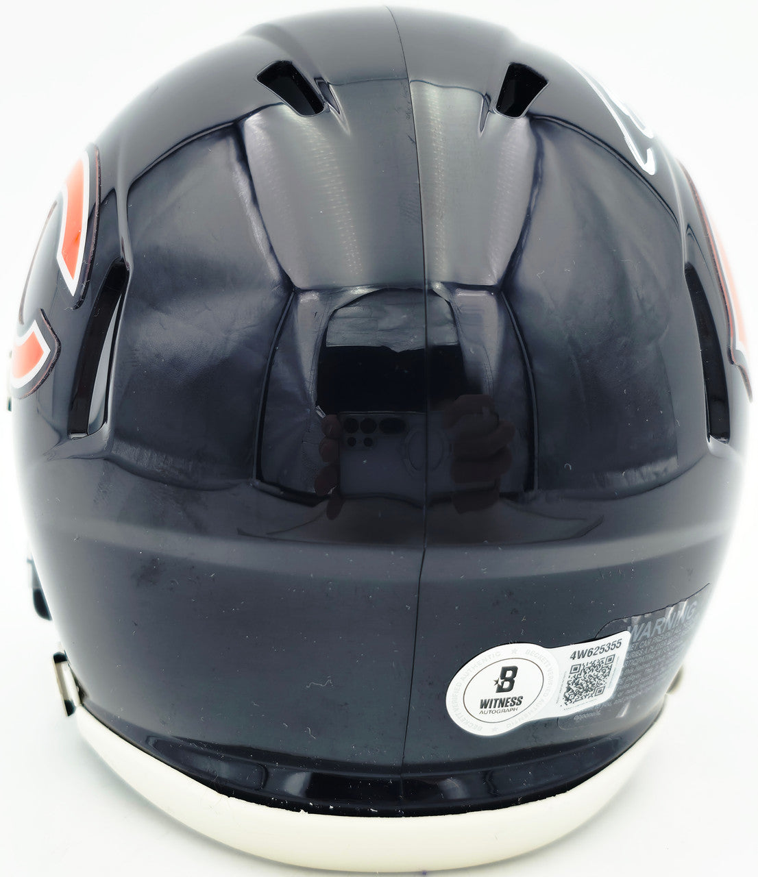 Coby Bryant Autographed Chicago Bears Blue Speed Mini Helmet Beckett BAS Witness Stock #262402