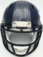 Jarran Reed Autographed Seattle Seahawks Blue Super Bowl LX Champions Logo Speed Mini Helmet MCS Holo Stock #262433