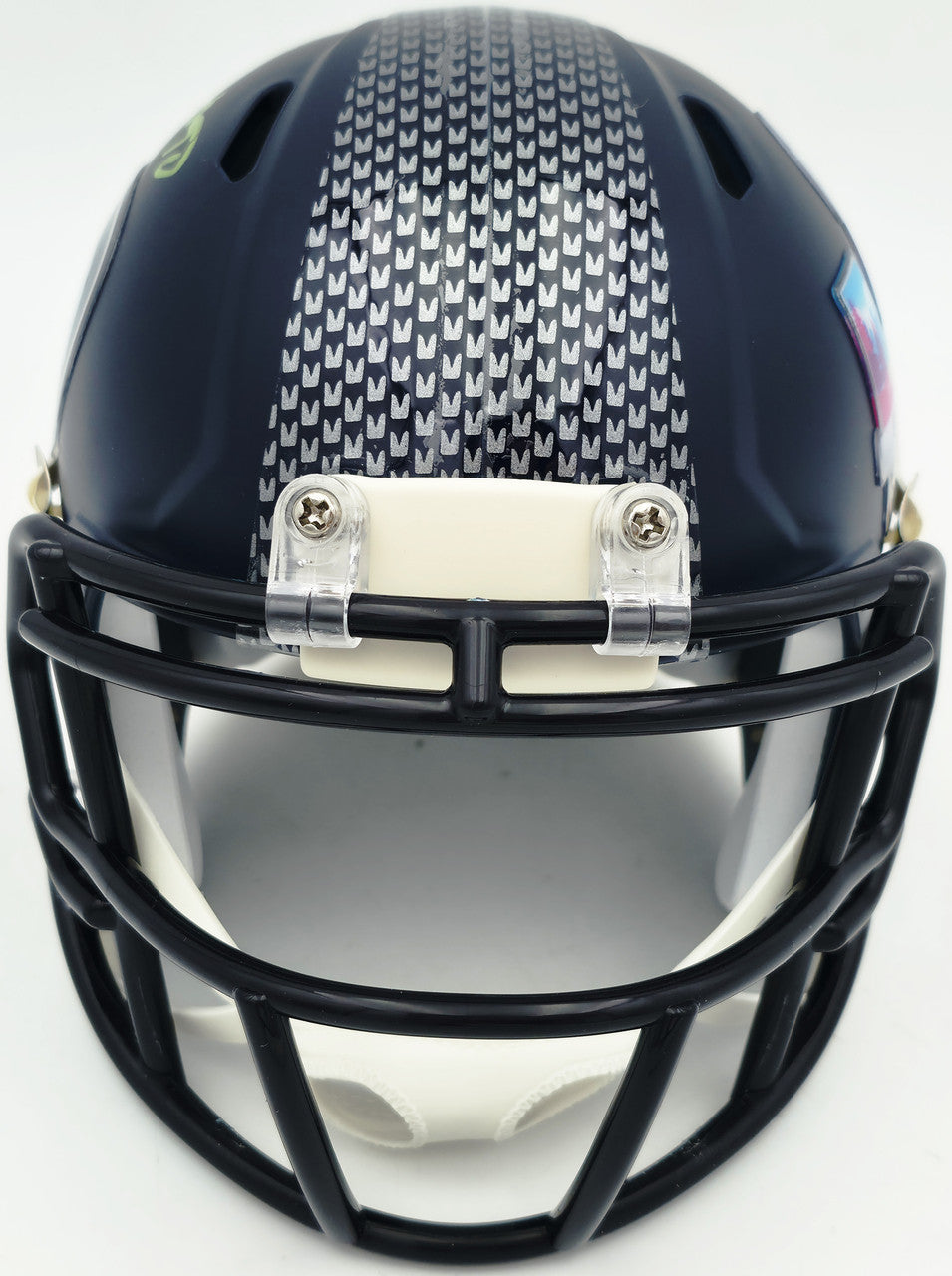 Jarran Reed Autographed Seattle Seahawks Blue Super Bowl LX Champions Logo Speed Mini Helmet MCS Holo Stock #262433