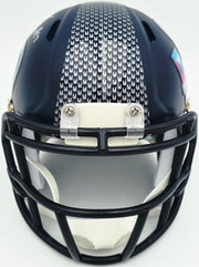 Charles Cross Autographed Seattle Seahawks Blue Super Bowl LX Champions Logo Speed Mini Helmet MCS Holo Stock #262468