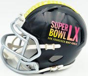 Ernest Jones IV Autographed Seattle Seahawks Black Super Bowl LX Logo Speed Mini Helmet MCS Holo Stock #262473