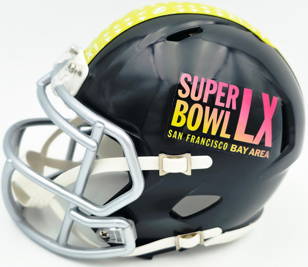 Ernest Jones IV Autographed Seattle Seahawks Black Super Bowl LX Logo Speed Mini Helmet MCS Holo Stock #262473