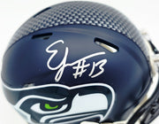 Ernest Jones IV Autographed Seattle Seahawks Blue Super Bowl LX Champions Logo Speed Mini Helmet MCS Holo Stock #262474