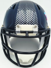 Ernest Jones IV Autographed Seattle Seahawks Blue Super Bowl LX Champions Logo Speed Mini Helmet MCS Holo Stock #262474