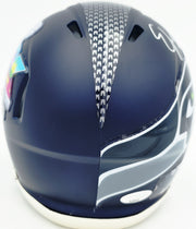 Ernest Jones IV Autographed Seattle Seahawks Blue Super Bowl LX Champions Logo Speed Mini Helmet MCS Holo Stock #262474