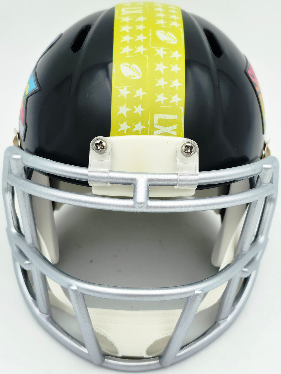 AJ Barner Autographed Seattle Seahawks Black Super Bowl LX Logo Speed Mini Helmet Beckett BAS Witness Stock #262486