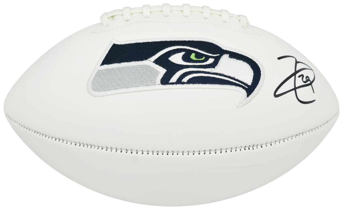 Earl Thomas III Autographed White Seattle Seahawks Super Bowl XLVIII Logo Football Beckett BAS Witness Stock #262447