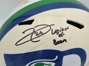 Earl Thomas III Autographed Seattle Seahawks Cream Retro Full Size Replica Speed Helmet "Legion of Boom" Beckett BAS Witness Stock #262438