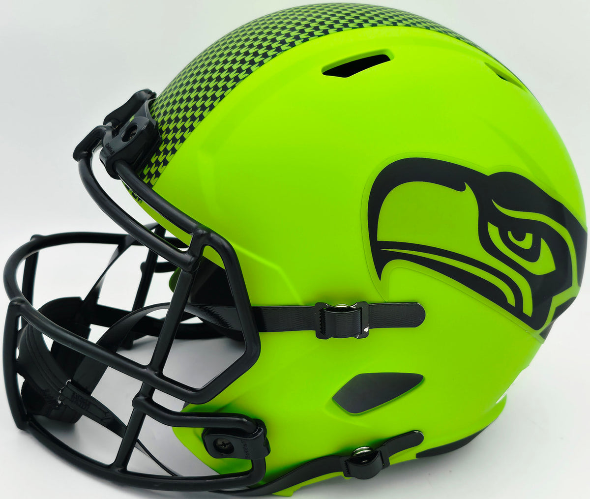 Earl Thomas III Autographed Seattle Seahawks Rave Green Full Size Replica Speed Helmet "SB XLVIII Champs" Beckett BAS Witness Stock #262441
