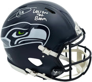 Earl Thomas III Autographed Seattle Seahawks Blue Full Size Authentic Speed Helmet "Legion of Boom" Beckett BAS Witness Stock #262444