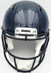 Earl Thomas III Autographed Seattle Seahawks Blue Full Size Authentic Speed Helmet "Legion of Boom" Beckett BAS Witness Stock #262444