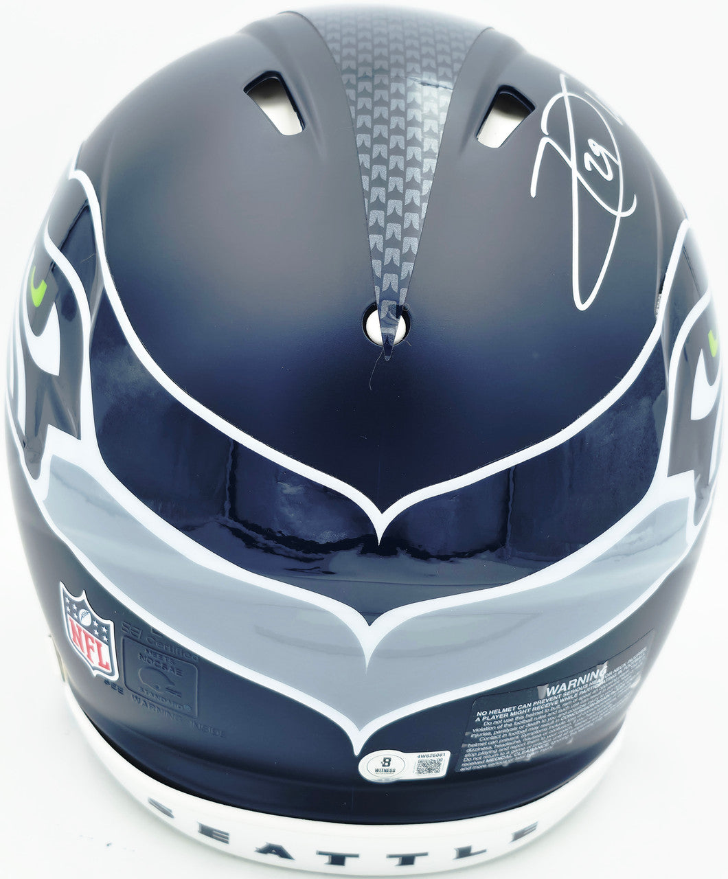 Earl Thomas III Autographed Seattle Seahawks Blue Full Size Authentic Speed Helmet "Legion of Boom" Beckett BAS Witness Stock #262444