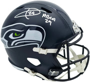Earl Thomas III Autographed Seattle Seahawks Blue Full Size Replica Speed Helmet "Area 29" Beckett BAS Witness Stock #262446
