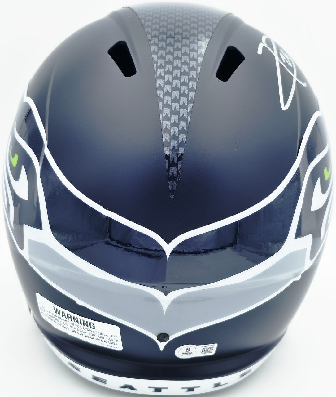 Earl Thomas III Autographed Seattle Seahawks Blue Full Size Replica Speed Helmet "Area 29" Beckett BAS Witness Stock #262446
