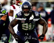 Jarran Reed Autographed 8x10 Photo Seattle Seahawks MCS Holo Stock #262436