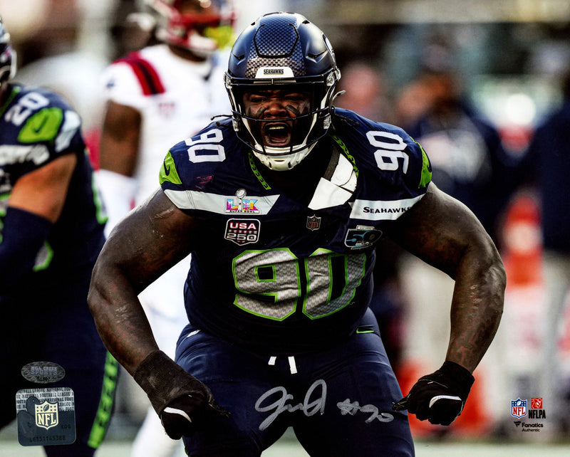 Jarran Reed Autographed 8x10 Photo Seattle Seahawks MCS Holo Stock #262436