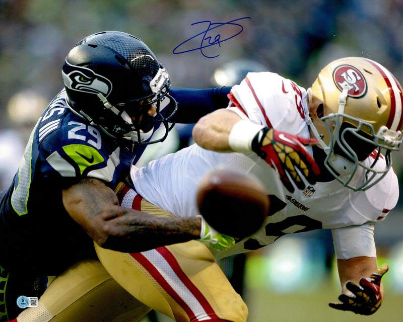 Earl Thomas III Autographed 16x20 Photo Seattle Seahawks Beckett BAS Witness Stock #262457