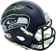 Earl Thomas III Autographed Seattle Seahawks Blue Speed Mini Helmet Beckett BAS Witness Stock #262449