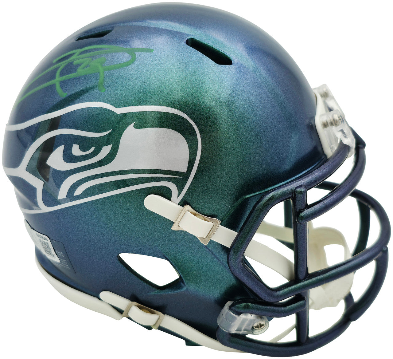 Earl Thomas III Autographed Seattle Seahawks Rivalries Speed Mini Helmet Beckett BAS Witness Stock #262450