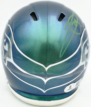 Earl Thomas III Autographed Seattle Seahawks Rivalries Speed Mini Helmet Beckett BAS Witness Stock #262450