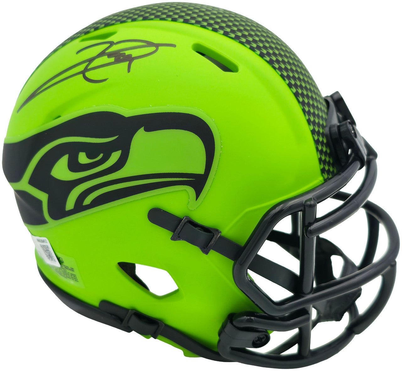 Earl Thomas III Autographed Seattle Seahawks Rave Green Speed Mini Helmet Beckett BAS Witness Stock #262451