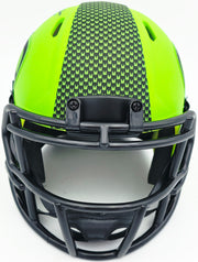 Earl Thomas III Autographed Seattle Seahawks Rave Green Speed Mini Helmet Beckett BAS Witness Stock #262451