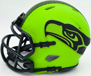 Earl Thomas III Autographed Seattle Seahawks Rave Green Speed Mini Helmet Beckett BAS Witness Stock #262451