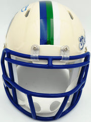 Earl Thomas III Autographed Seattle Seahawks Cream Retro Speed Mini Helmet Beckett BAS Witness Stock #262452