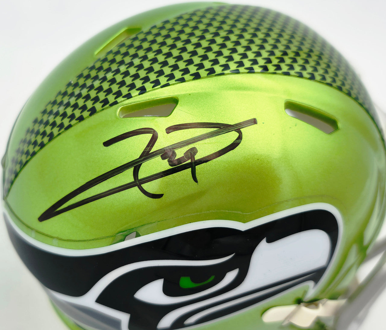 Earl Thomas III Autographed Seattle Seahawks Flash Green Speed Mini Helmet Beckett BAS Witness Stock #262448